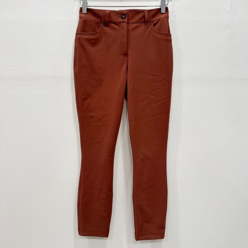 Lululemon City Sleek Slim-Fit 5 Pocket High Rise Pant Size 27 Ancient Copper